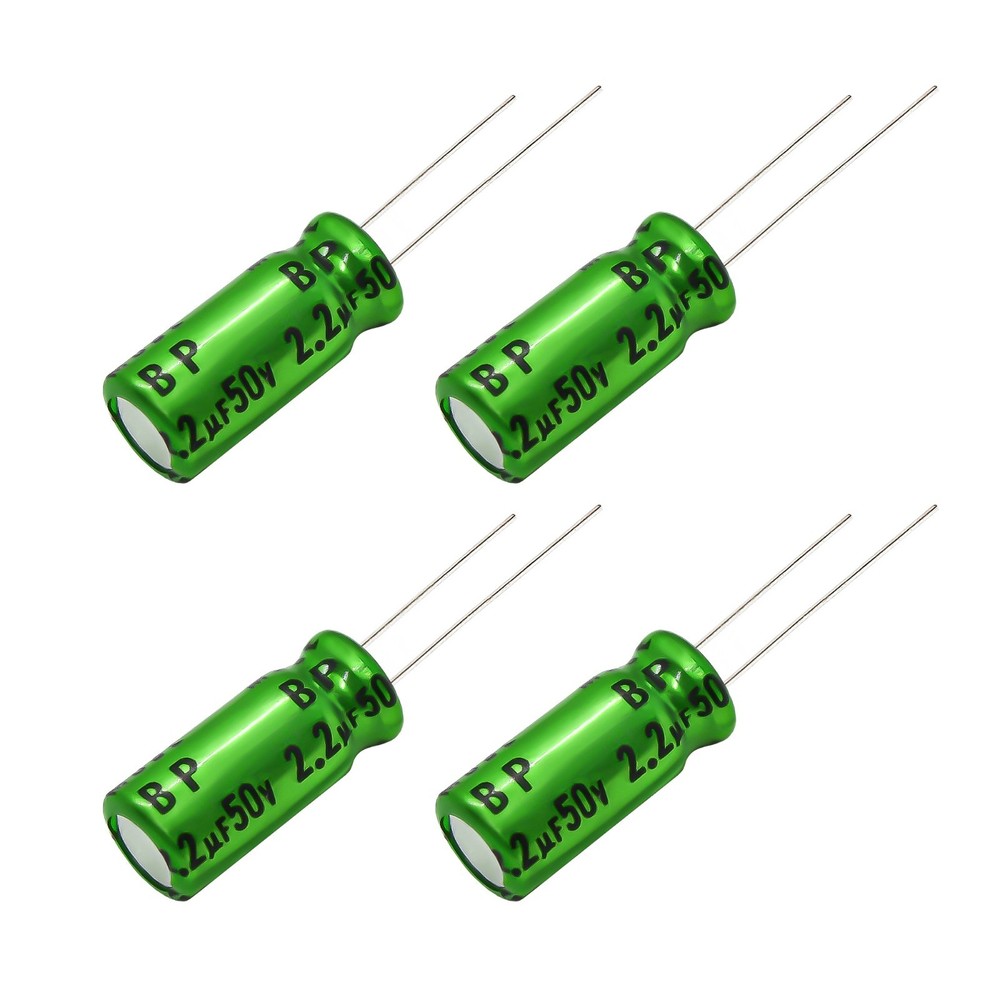 4 pcs Nichicon ES BiPolar Capacitors 50V 2.2uf Audio Grade