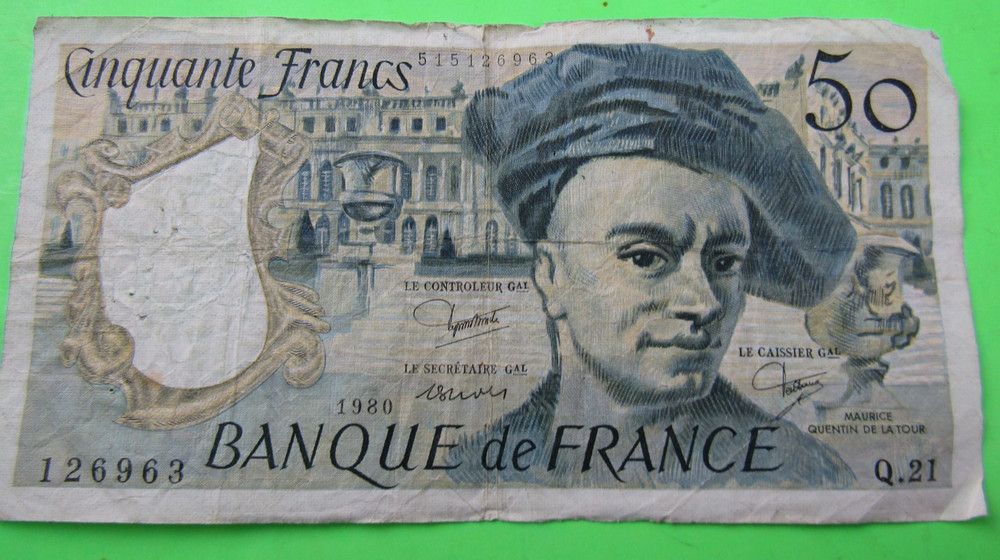 FRANCE, 50 FRANCES, P#152b, 1980
