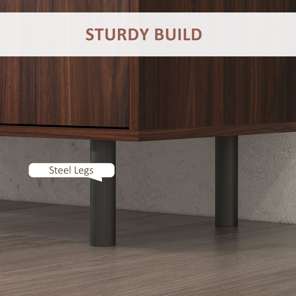 Sideboard Buffet Cabinet, Kitchen Cabinet with 2 Cupboards, 3 Drawers