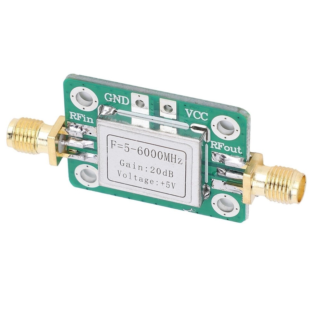 RF Module Ultra Wideband Medium Power Amplifier with Shielding Case 5M-6GHz Gain