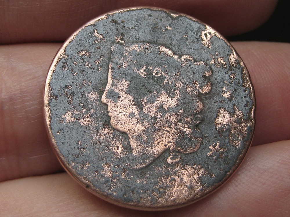 1826 Matron Head Large Cent One Penny- About Good Details