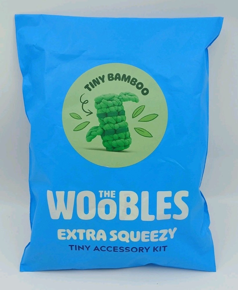 The Woobles Tiny Bamboo Accessory Kit Extra Squeezy