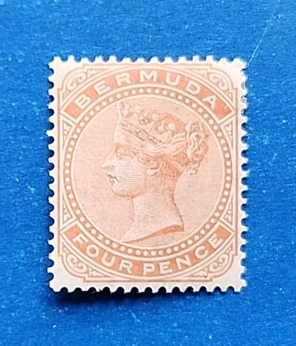 Bermuda Stamp, Scott 17 MLH