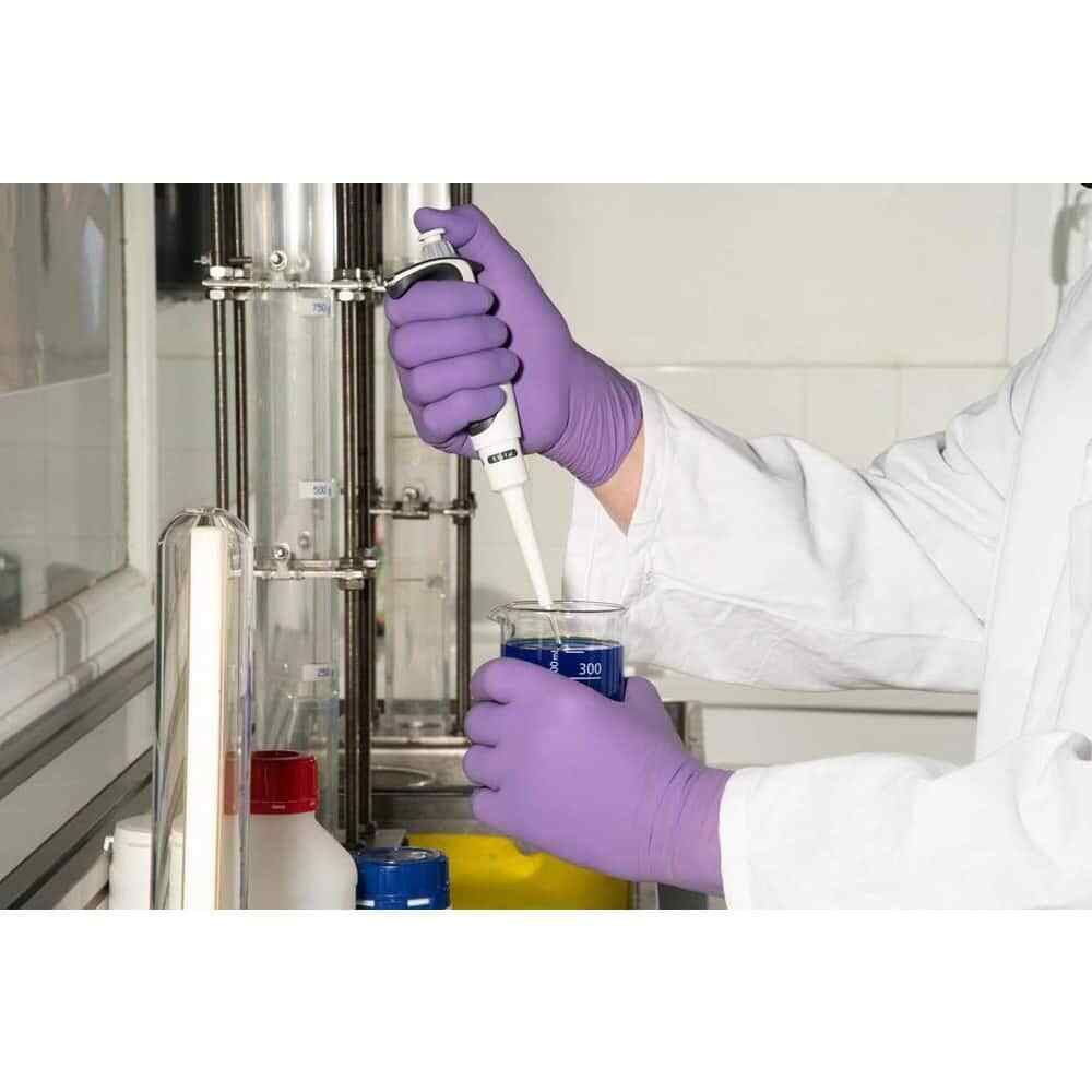 100 Pack MAPA Professional Purple Disposable Gloves