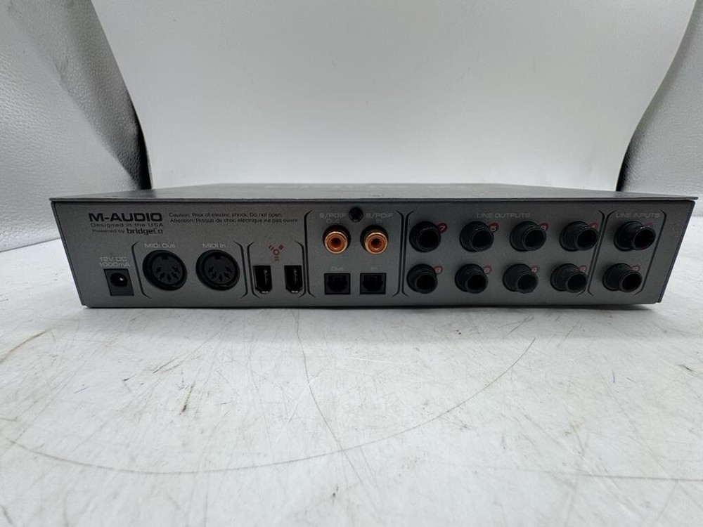 M-Audio FireWire 410 Microphone Receiver MIDI Audio Interface UNTETSED READ