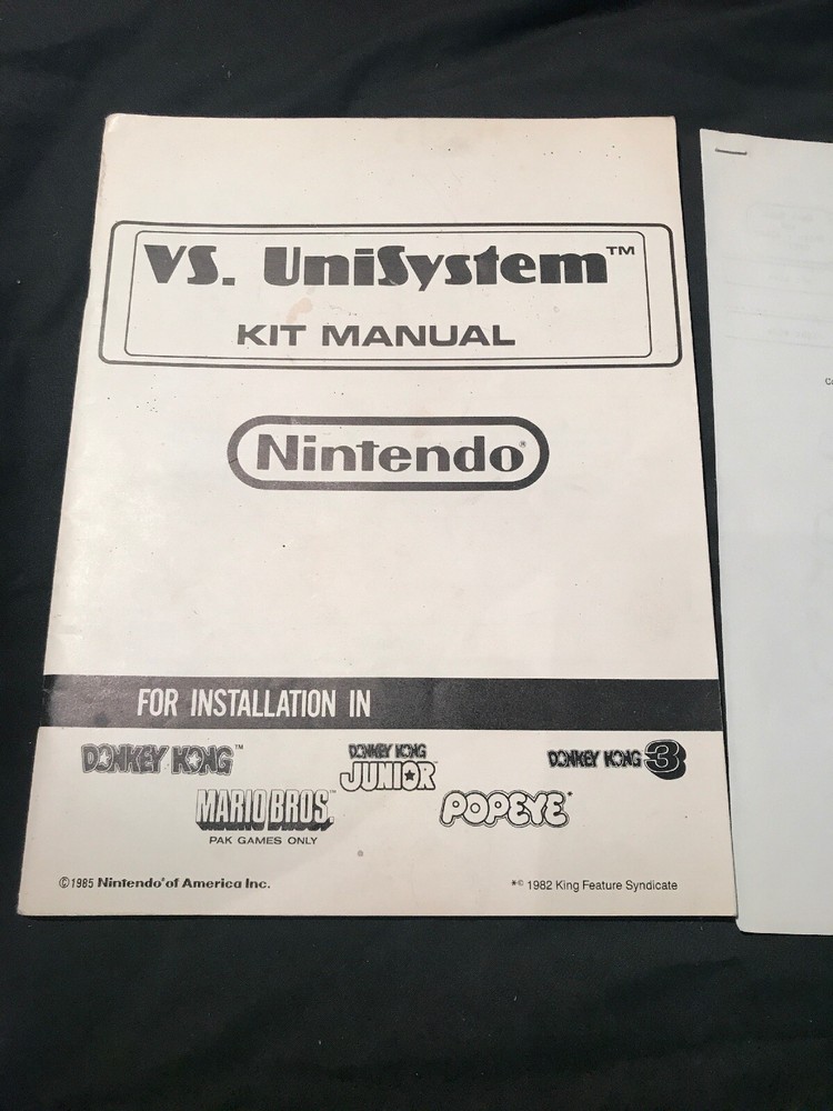 Nintendo VS Unisystem VIDEO ARCADE ORIGINAL