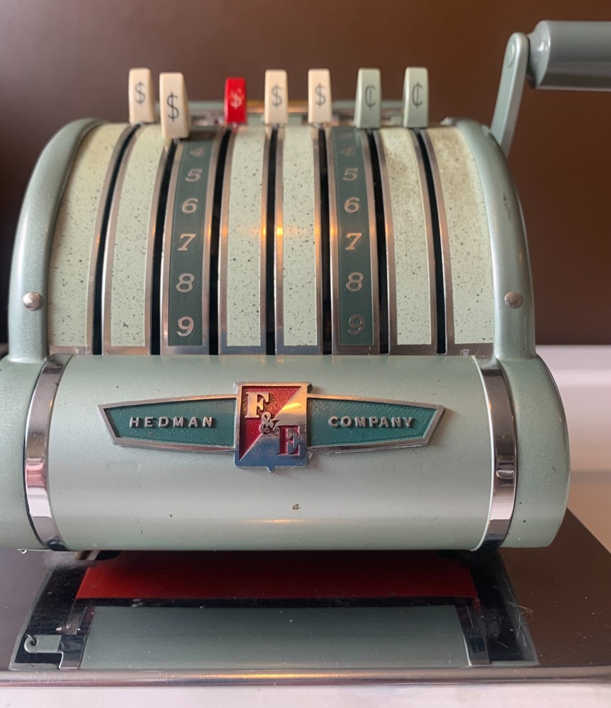 Vintage Hedman Company F & E Check Protector, Series Excel Model