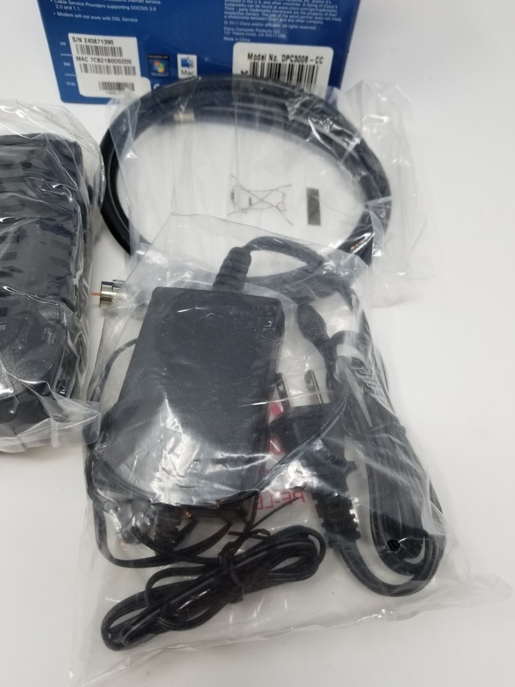 Cisco Linksys DPC3008 DOCSIS 3.0 Cable Modem - In Box Great Shape