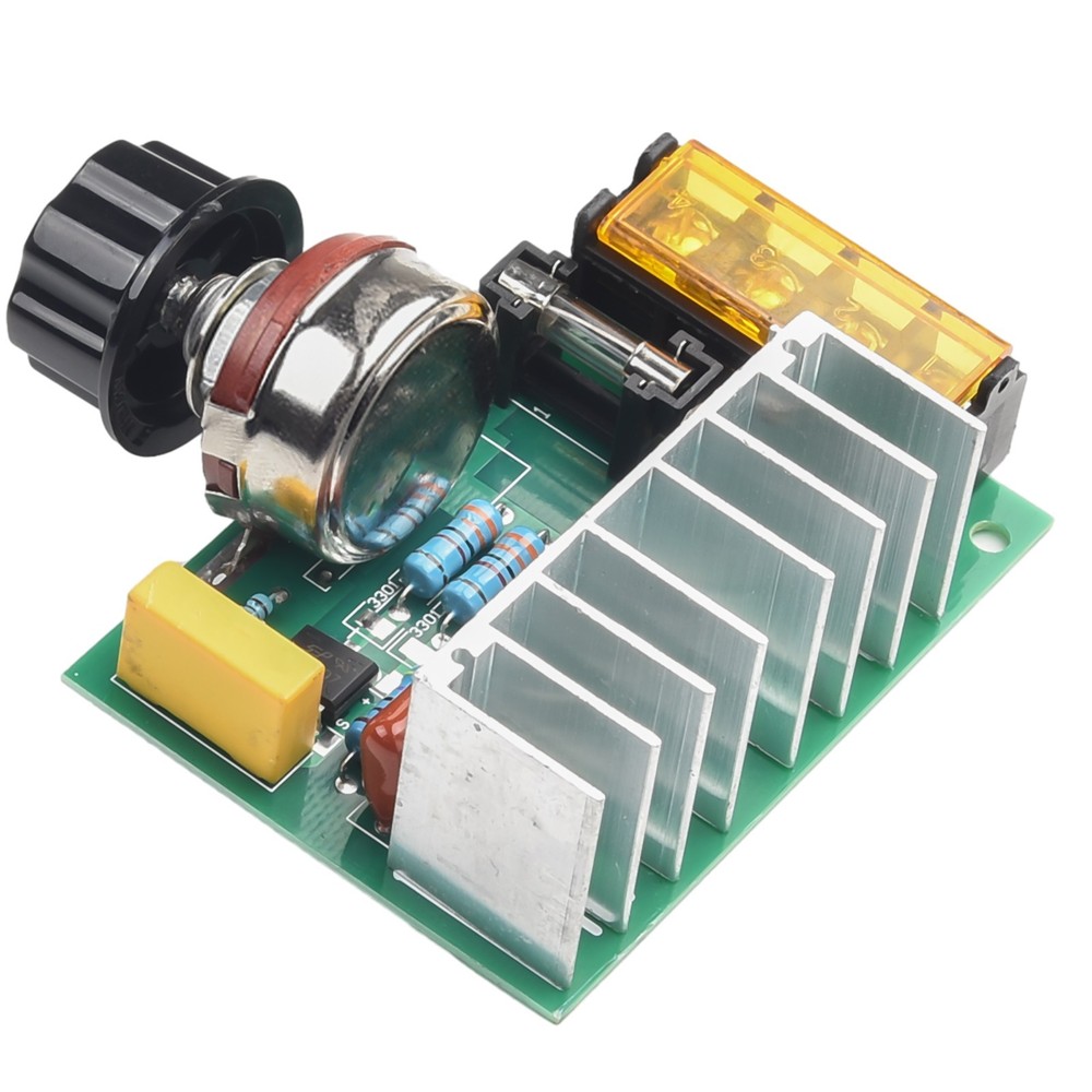 4000W 220V AC SCR Motor Speed Controller Module Voltage Regulator Dimmer