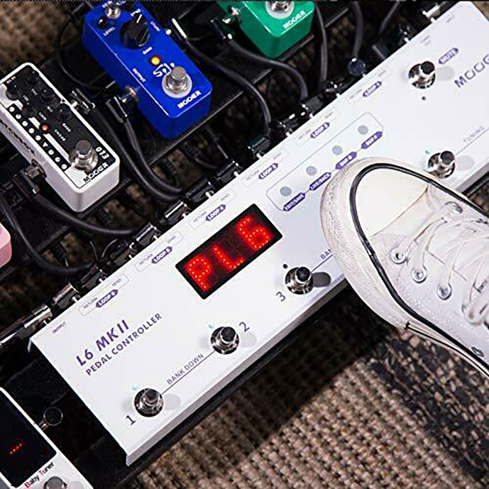 MOOER Pedal Controller L6 MKII Programmable Loop Switcher New Release