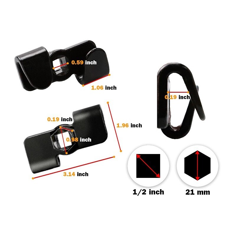 Universal Wrench Extender Adaptor for 1/2 Inch Drive Wrench Extend More Leverage