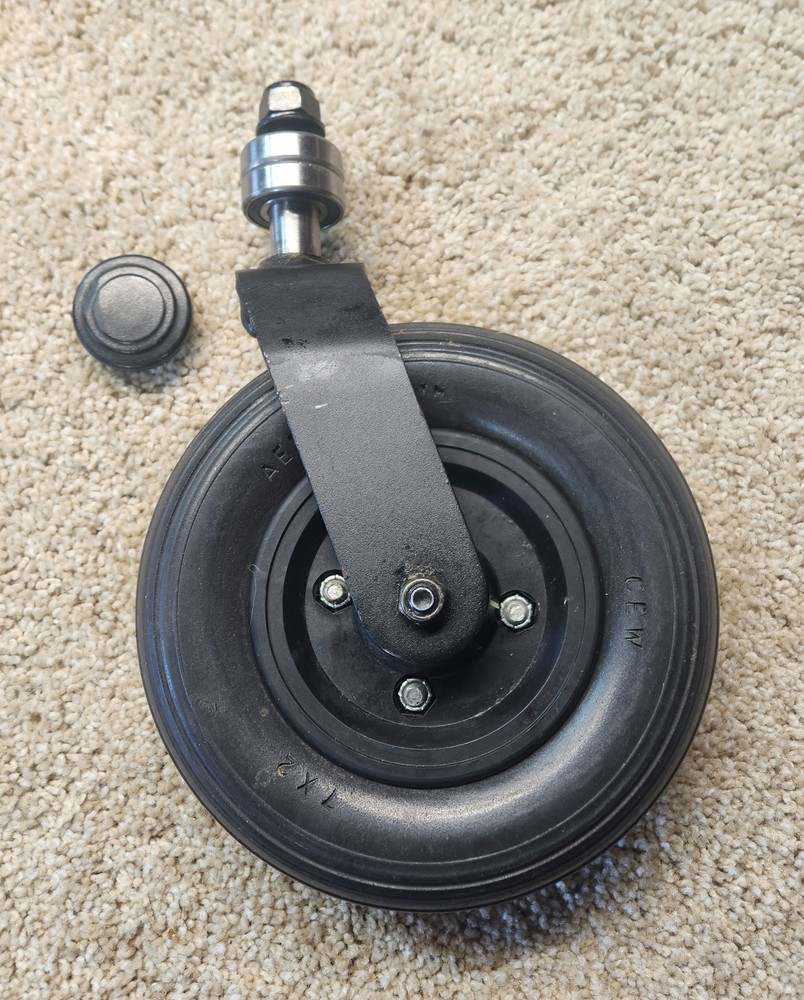 Quickie Pulse 6 Front Wheel with Bearings, and Mounting Hardware