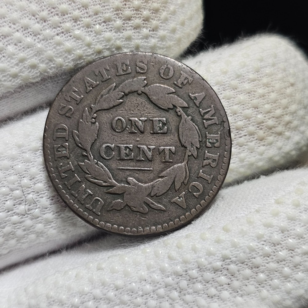1829 Large Cent Medium Letters Reverse N.9 R.4 Rare Variety
