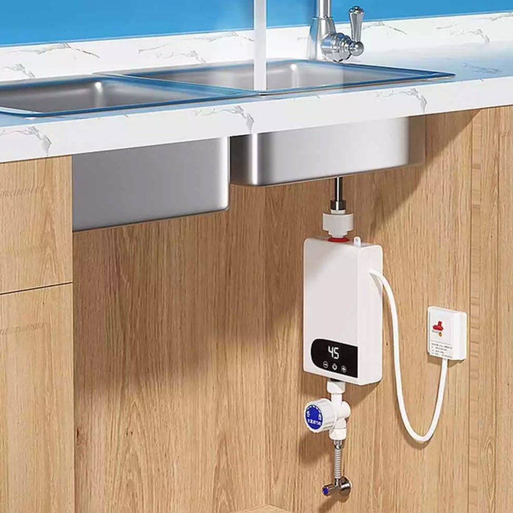 Tankless Water Heater Electric 110V 3500W Under Sink Instant Hot Water Heater