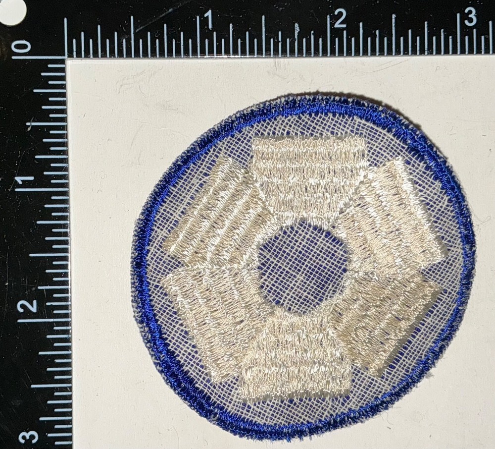 WWII US Army 6th Service Command TWILL VARIATION Patch