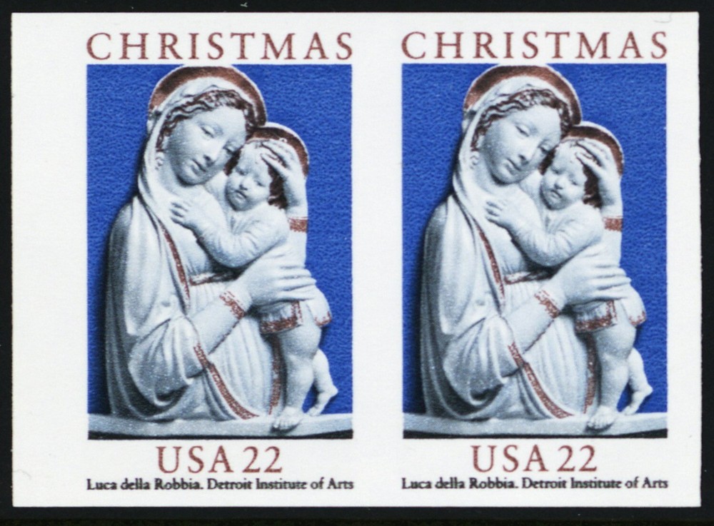 2165a, Mint VF NH 22¢ Imperforate Error Pair * Stuart Katz