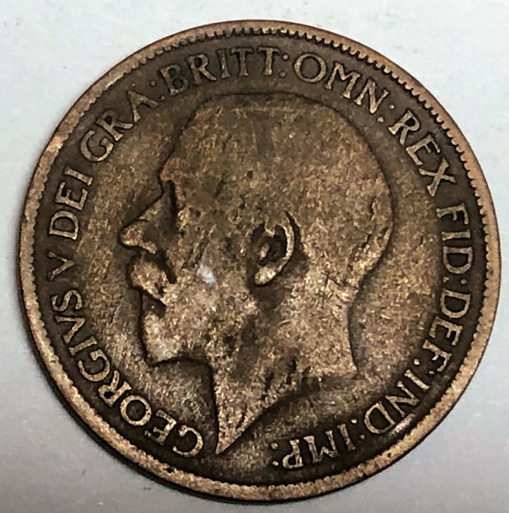 # C8283 GREAT BRITAIN COIN, HALF PENNY 1916