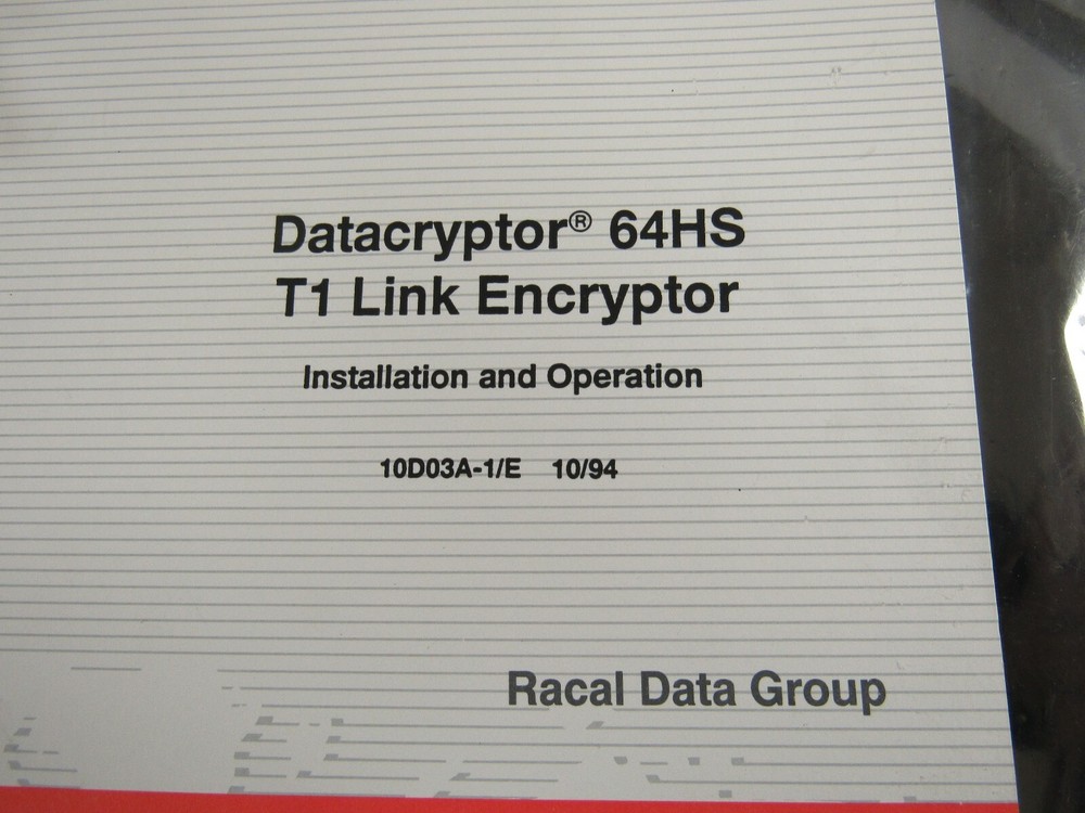 RACAL-DATACOM 10-03A2101 DATACRYPTOR MODULE 64HS ***NIB***