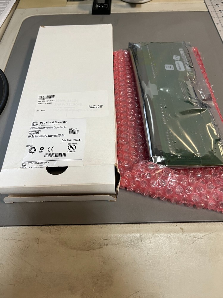 GE UTC 8RP Reader Interface PCB 110100501 Access Control System Used