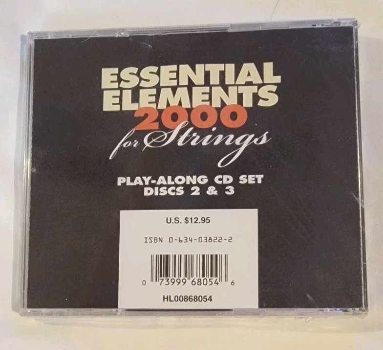 ESSENTIAL ELEMENTS 2000 FOR STRINGS Play Along CD New Disc's 2 & 3 Learn Basics