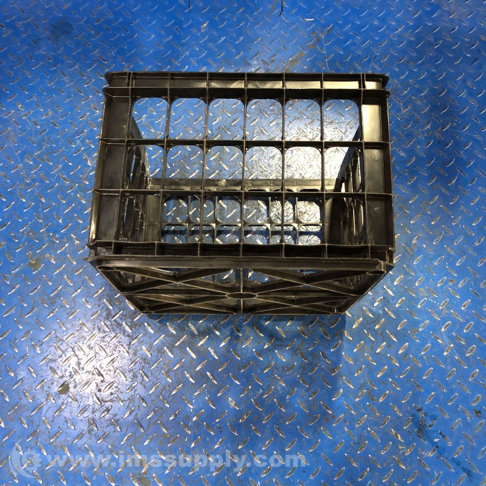 Black Plastic Storage Crate USIP