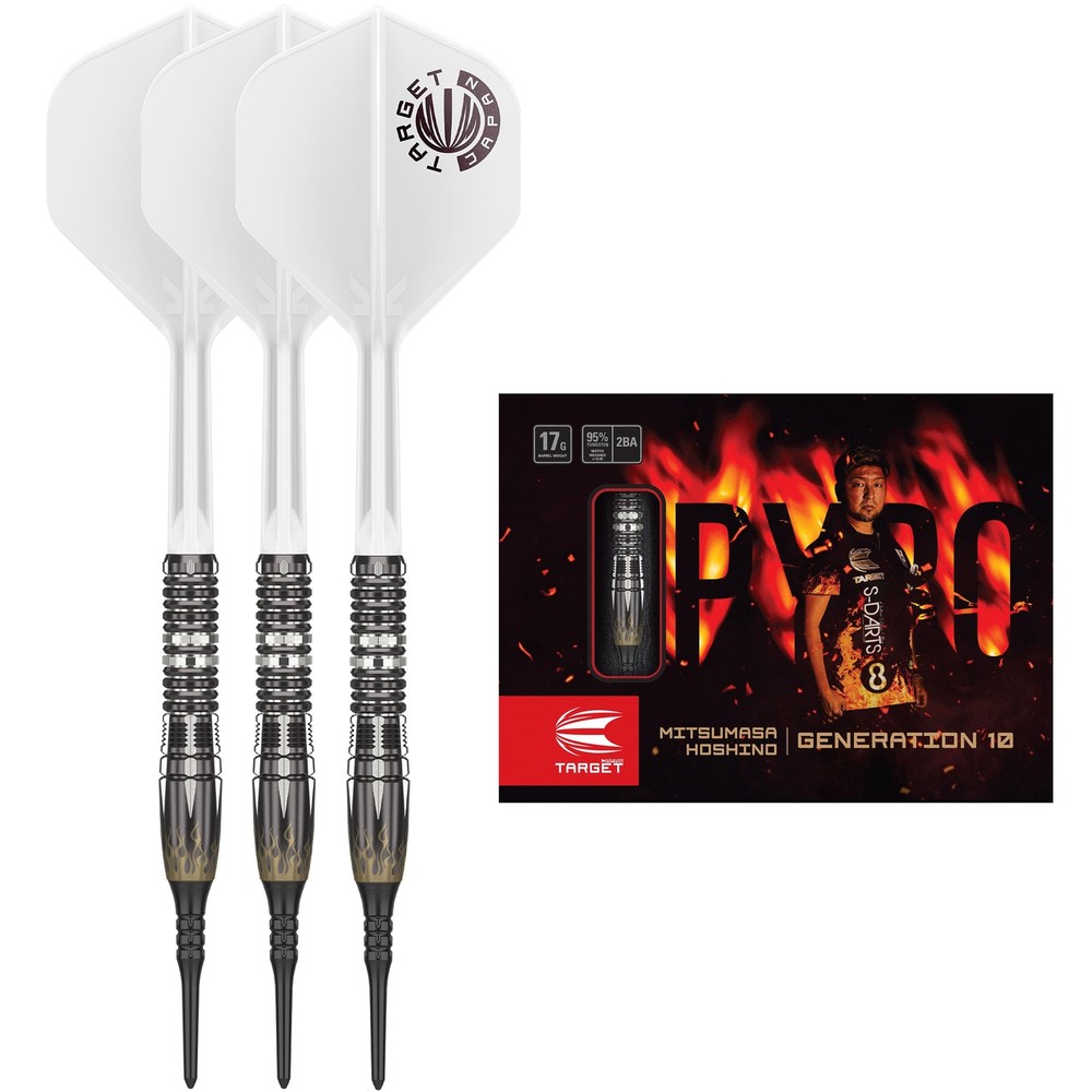 PYRO GEN-10 95% 17G 2BA SOFT TIP DARTS