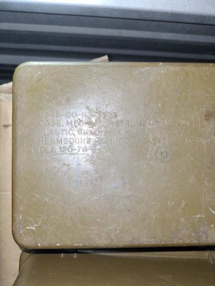 (2) Army General Purpose First Aid Cases with a Few Items Inside