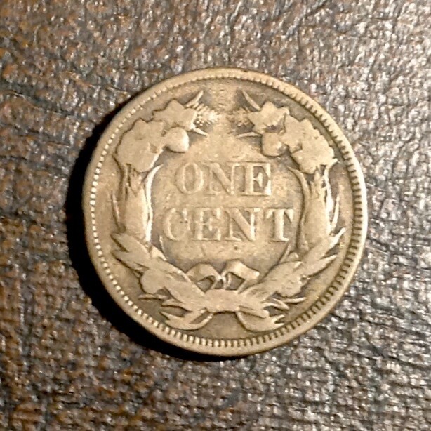 1858 US Flying Eagle Cent cd -