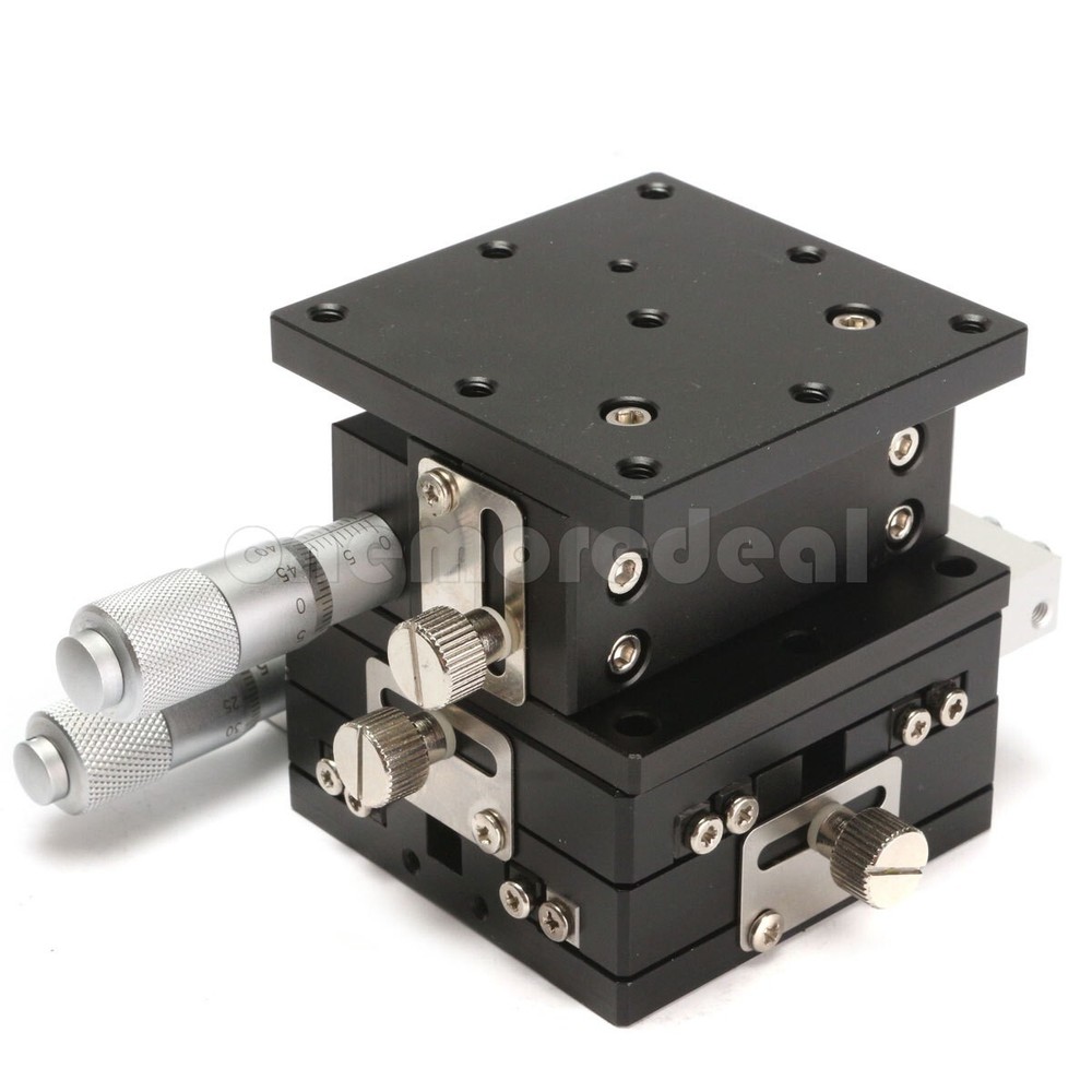 60x60mm 3Axis Linear Stage Trimming Platform Bearing Tuning Sliding Table