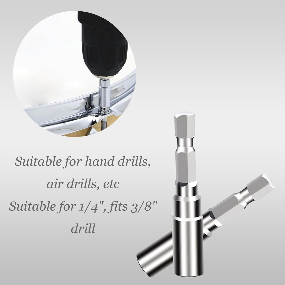 Drum Key Set, Speed Key, Standard Keys And Drill Bit Medium