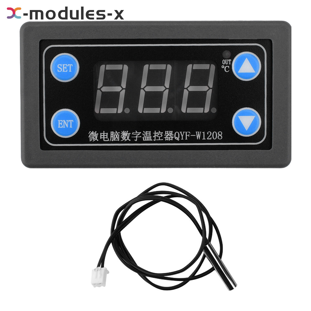 DC 12V 24V Microcomputer Digital Thermostat Temperature Controller QYF-W1208