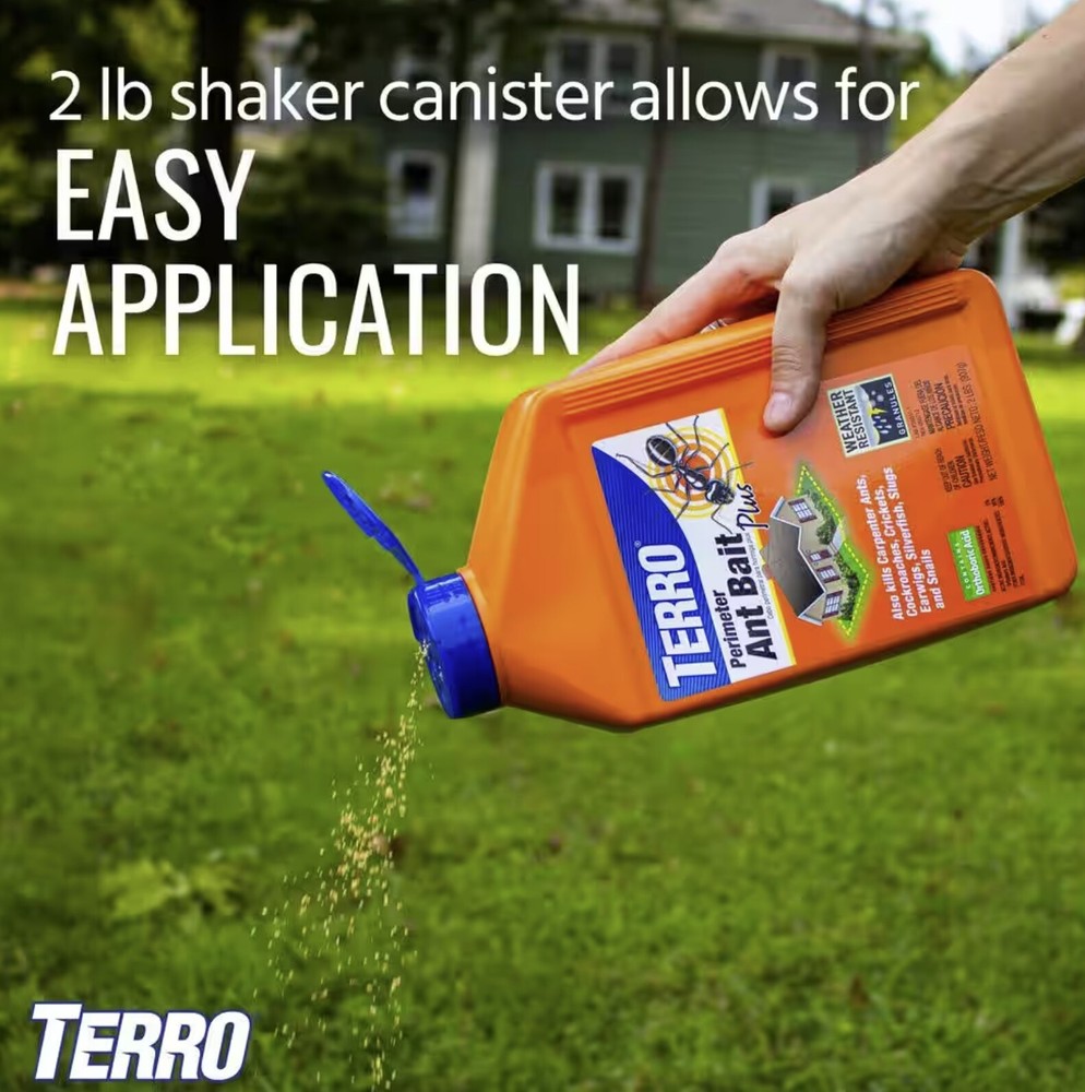 Terro T2600 Perimeter Ant Bait Plus Multi Purpose Insect Control Granules 2 Lbs.