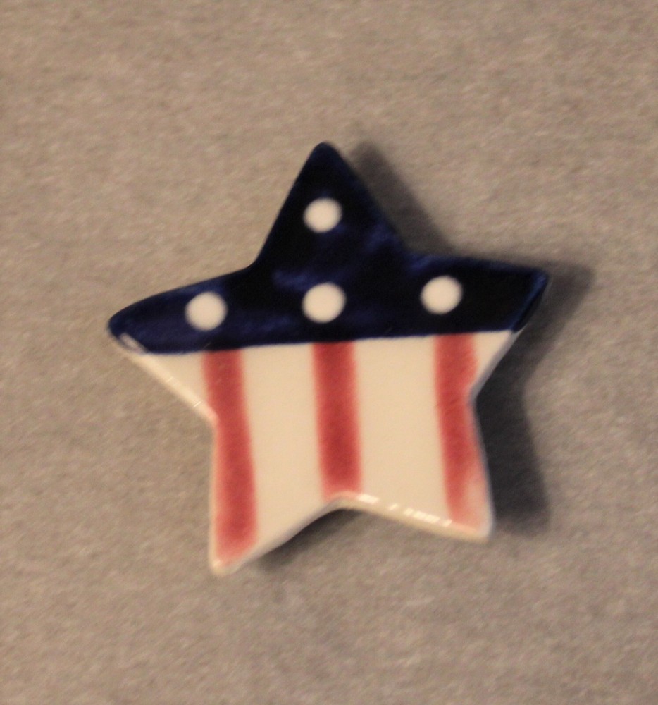 Patriotic Flag Theme Button Covers