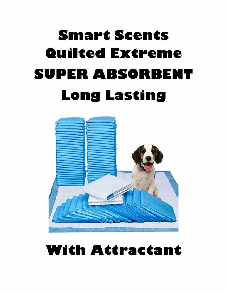 17x24" Quilted Max Absorbent Pro-Grade 5 Layer Puppy Training Pads Long Usage