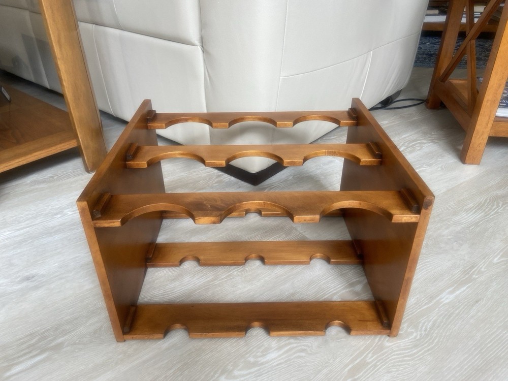 Wine Rack Mid Century Modern Vintage Nice
