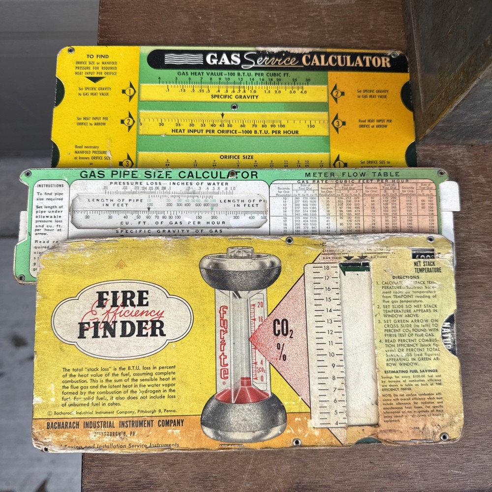 Fyrite Bacharach Fire Combustion Analyzer Kit Firefighting Fires