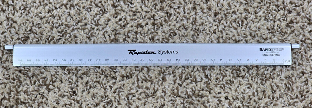 Rapid Rule Aluminum Rotating Scale Ruler engineering