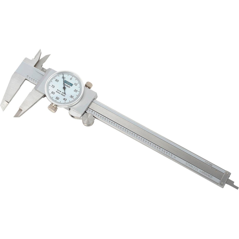 Fowler 52-008-706-0 6" Shockproof Dial Caliper W/Thumbroll