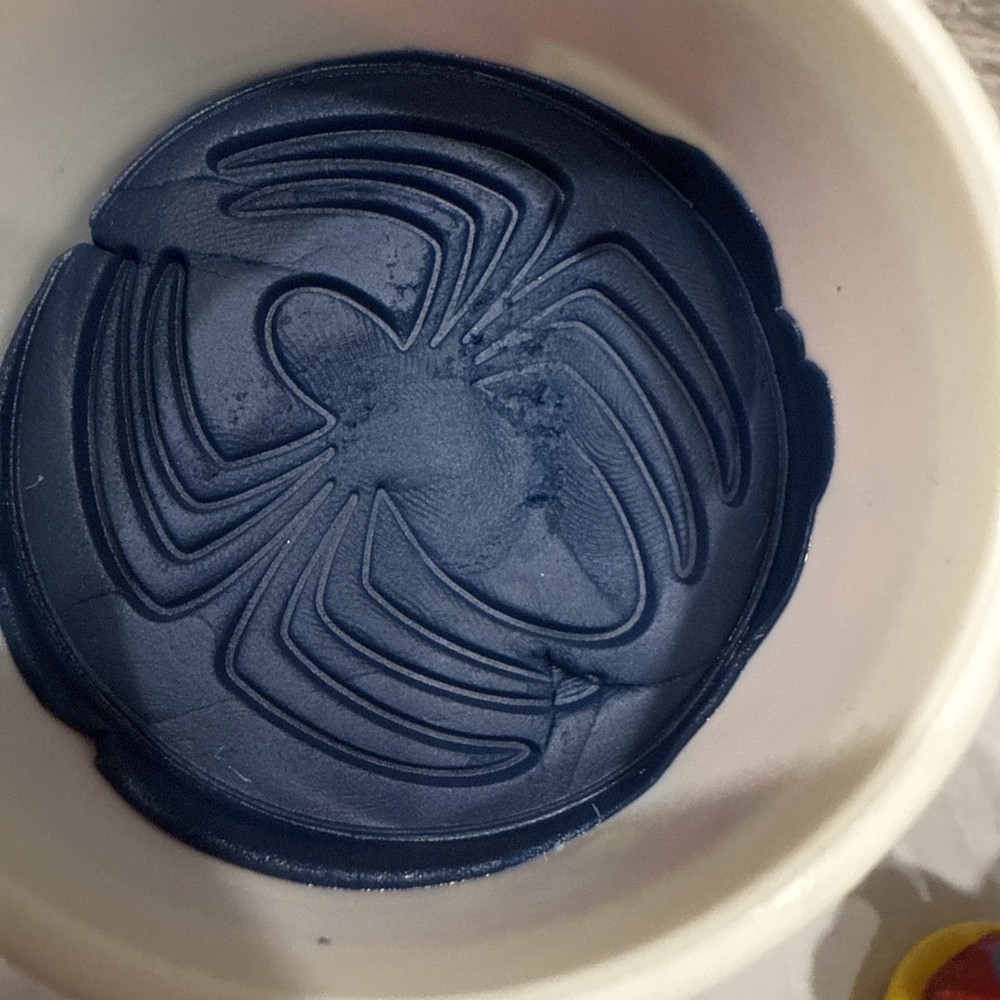 Vintage 2003 Spider-Man Fun Dough Modeling Compound Blue
