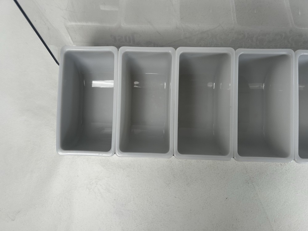 Jose Cuervo Condiment Caddy Tray With Six Removable Plastic Compartments