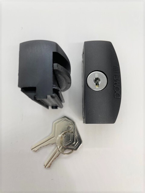 Window Handle - suits Dowell, Boral windows - side Jamb locking - keyed