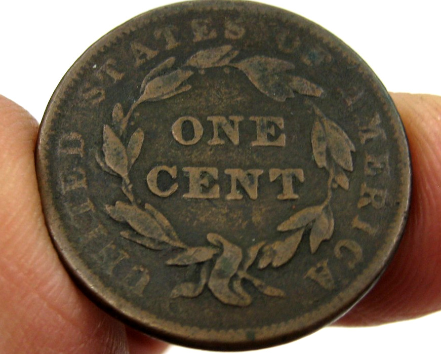 Nice 1839 LARGE CENT ~ Very Good VG