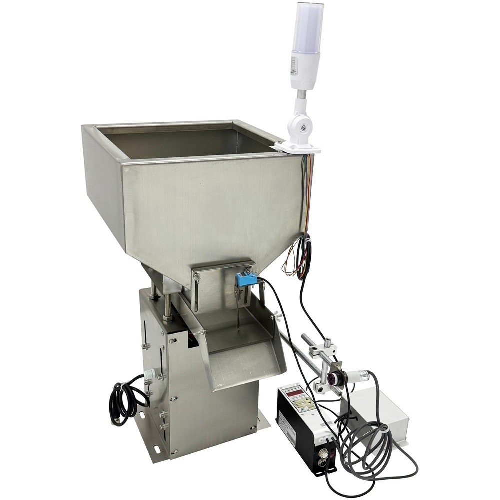 Automatic Disc Vibrating Feeder Square Silo Vibrating Disk Feeding Device 110V