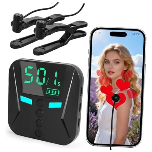 PAWFECTJEE Auto Clicker for iPhone Android, Controller with 2 Click Heads