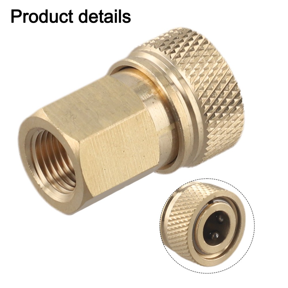 8MM Quick Release Female Coupler 18 Inch NPT Threaded Fitting for Connectors