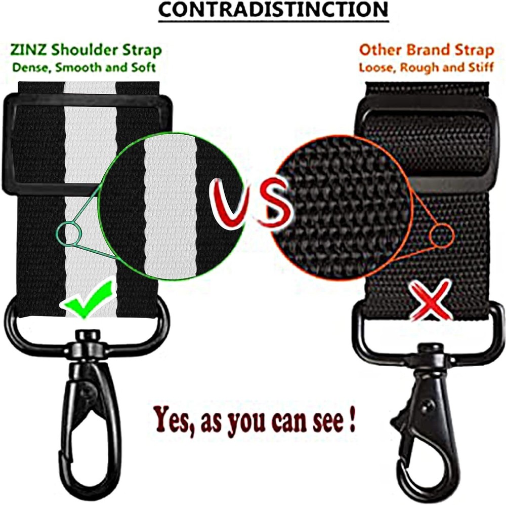 Bag Shoulder Strap, Padded Adjustable Shoulder Strap Replacement