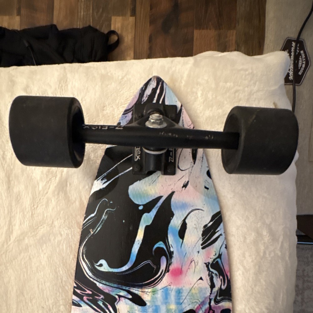 Z-Flex Complete Longboard Cruiser Skateboard 69mm Wheels Multicolor Deck