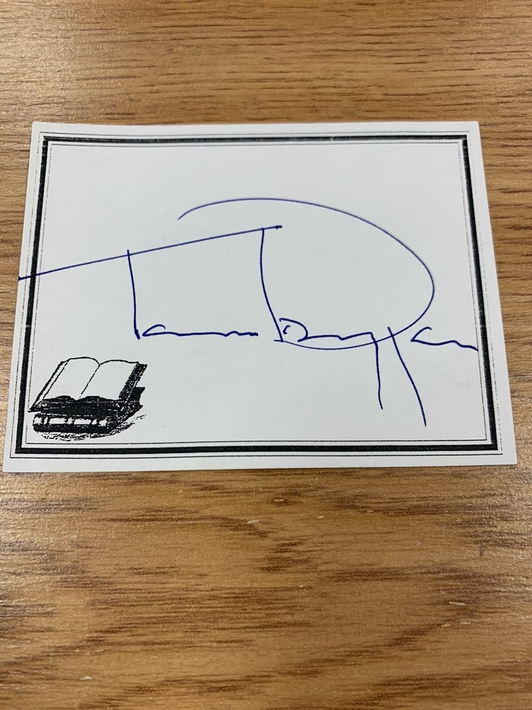 Tom Piazza Writer Author Signed Bookplate Autographed New