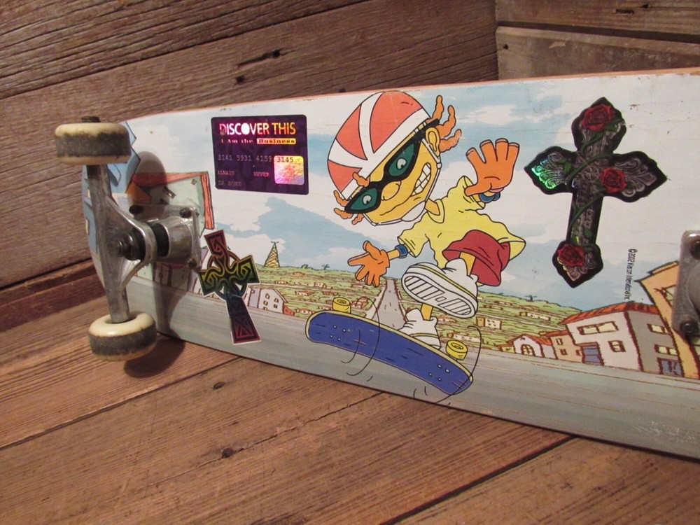 Variflex Rugrats Rocket Power Skateboard Complete