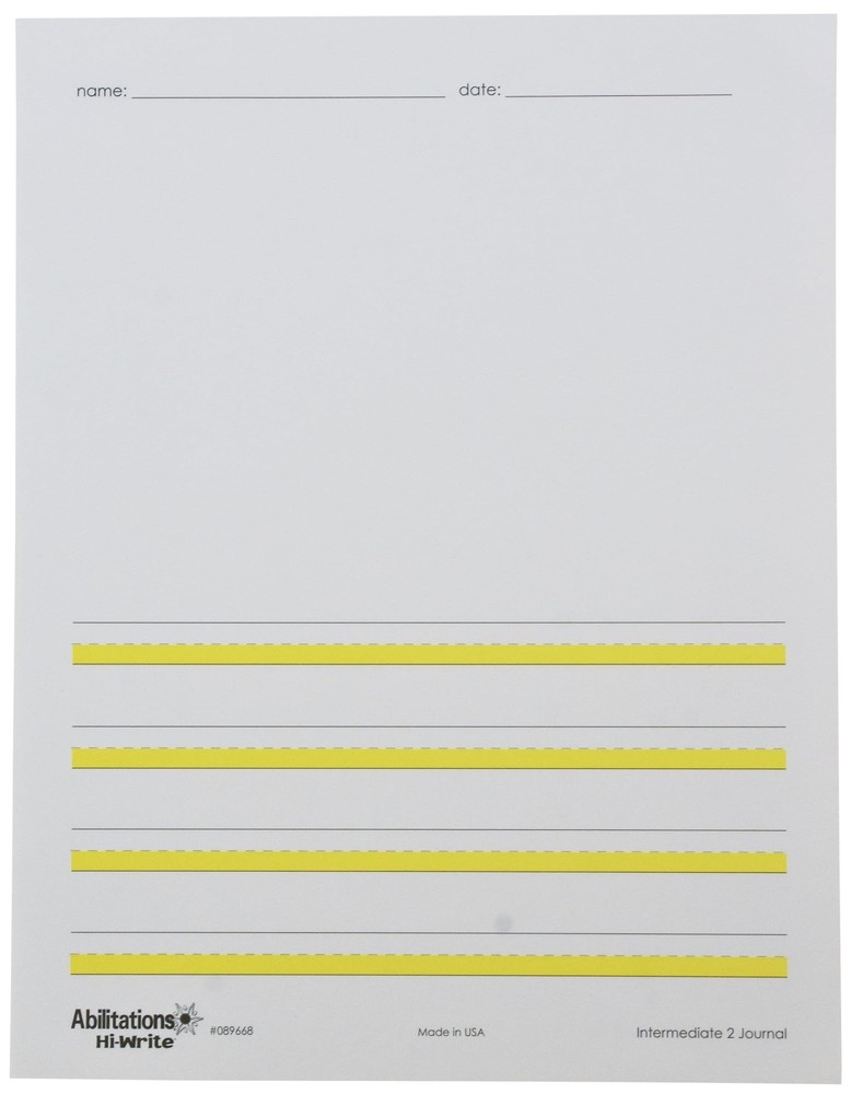 100 Pack Hi-Write Journal Paper Intermediate 2 Integrations Brand